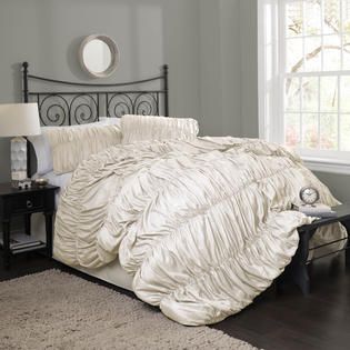 Lush Décor Venetian 4 pc Ivory Comforter Set   Home   Bed & Bath