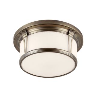 Woodward Satin Bronze 3 light Flush Mount Fixture   16854883