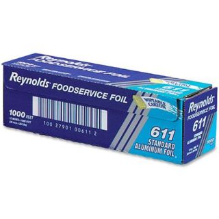 Reynolds FoodService 611 Standard Aluminum Foil Box, 1000 ft