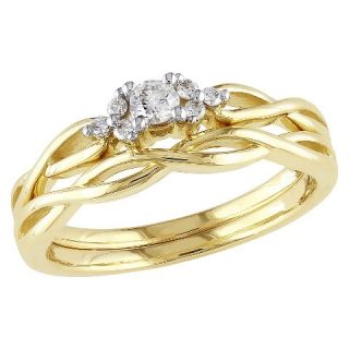 CT. T.W. Diamond Bridal Set in 10K Yellow Gold (GH) (I2 I3