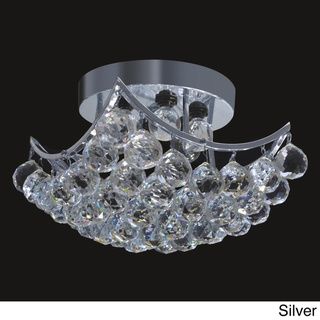 Square Crystal Ball 8 inch Flush mount Ceiling Chandelier  