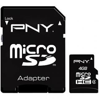 PNY Micro 4GB CLASS 4 SDHC CARD   TVs & Electronics   Computers