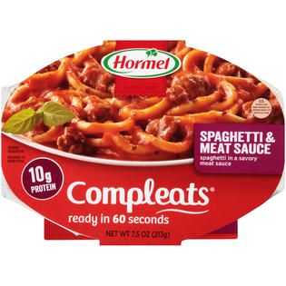 Hormel Spaghetti & Meat Sauce Compleats 7.5 OZ SLEEVE   Food & Grocery