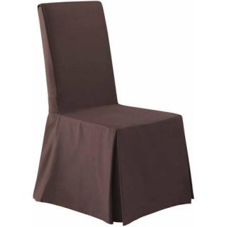 Sure Fit Twill Supreme Long Dining Room Chair Slipcover