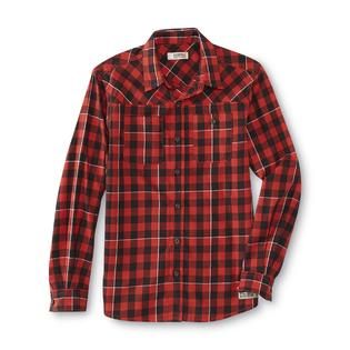 Route 66 Boys Button Front Shirt   Plaid   Kids   Kids Clothing