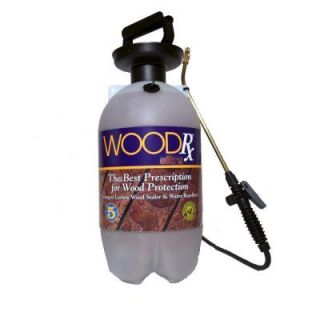 WoodRx 2 gal. Ultra Sienna Transparent Wood Stain/Sealer with Pump Sprayer/Fan Tip 625047