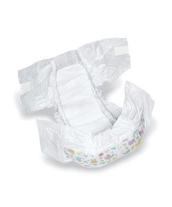 Medline Dry Time Size 6 Disposable Baby Diapers (Case of 120)