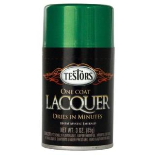 Testors 3 oz. Mystic Emerald Lacquer Spray Paint (3 Pack) 1845MT