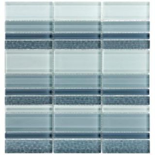 Merola Tile Tessera Meridian Cirrus 11 3/4 in. x 12 1/4 in. x 8 mm Glass Mosaic Wall Tile GSDTMRCR