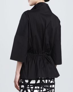 Lafayette 148 New York Justina Drawstring Topper Jacket