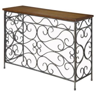 Wyoming Metal Console Table   Metal