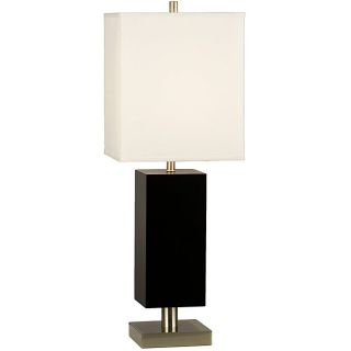 Nova Lighting Border Brown Wood Table Lamp