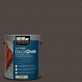 BEHR Premium Textured DeckOver 1 gal. #SC 103 Coffee Wood and Concrete Coating 500501