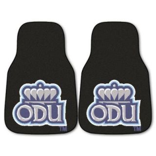 FANMATS Old Dominion University 18 in. x 27 in. 2 Piece Carpeted Car Mat Set 6860