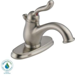 Delta Leland 4 in. Centerset Single Handle Bathroom Faucet in Stainless with Metal Pop Up 578 SSMPU DST