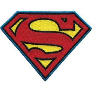 Visionary DC Comics Super Hero Patches Superman Insignia 4X4X4