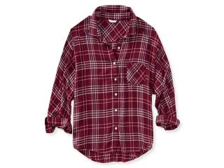 Aeropostale Womens Soft Flannel Button Up Shirt 099 XS