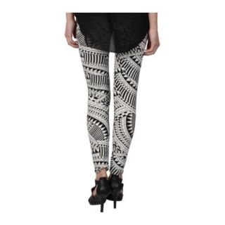 Womens Hailey Jeans Co. Legging E081925 Black/White  