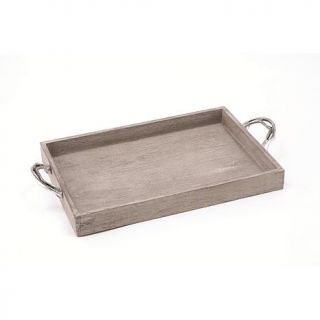 Weathered Wood Ottoman Tray   7185401