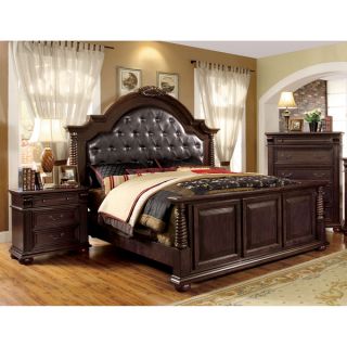 Furniture of America Angelica English Style Brown Cherry 2 piece