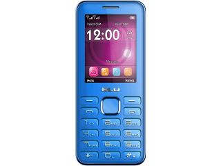 Blu Diva II T275T 32MB 2G Blue Unlocked GSM Dual SIM Cell Phone w/ Analog TV 2.4" 32MB RAM