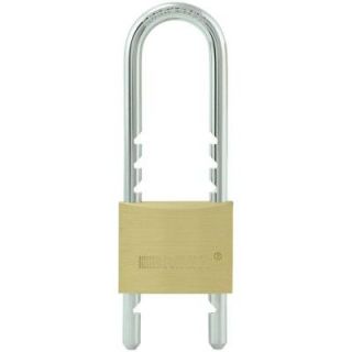 Brinks Home Security 50 mm Brass Padlock with Adjustable Shackle 671 50061