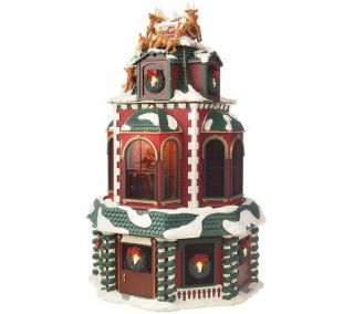 Mr. Christmas Night Before Christmas Rotating Music House w/Lights —