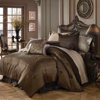 Luxe Versailles Rivoli Iridescent Silk King size Comforter Set
