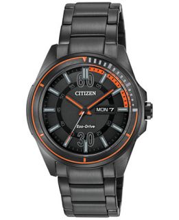 Citizen Mens Drive from Citizen Eco Drive Black Ion Plated Stainless