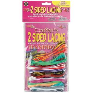 Flex Rex Duo 2 Sided Plastic Lacing 200 Feet Assorted Colors