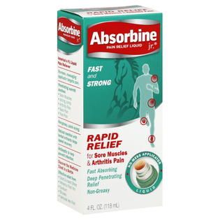 Absorbine Jr. Pain Relief Liquid, 4 fl oz (118 ml)   Health & Wellness