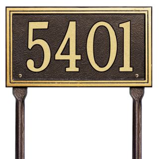 Whitehall Products Double Line Standard Address Sign