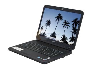 SONY Laptop VAIO NS Series VGN NS140E/L Intel Core 2 Duo T5800 (2.00 GHz) 3 GB Memory 250 GB HDD Intel GMA 4500MHD 15.4" Windows Vista Home Premium