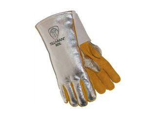 Tillman 822 14" Aluminized Carbon Kevlar Back Welding Gloves, Large