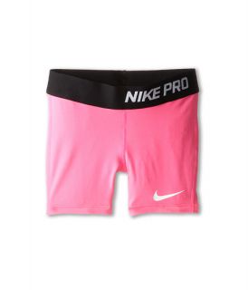Nike Kids Pro Short (Little Kids/Big Kids) Pink Pow/Black/White