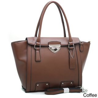 Dasein Wide Buckle top Structured Tote   Shopping   Great