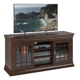 Sonax carson 60 wood veneer tv / component bench   Shop living room