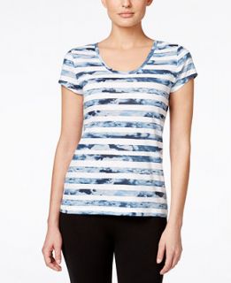 Style & Co. Petite Combo Stripe T Shirt, Only at   Tops   Women