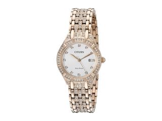 Citizen Watches EW2323 57A   Eco Drive Silhouette Pink Gold Tone
