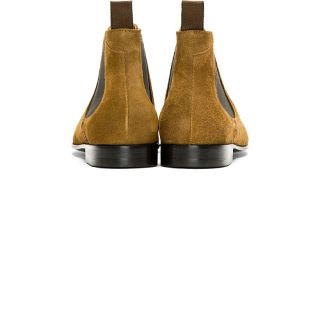 PS by Paul Smith Camel Suede Falconer Chelsea Boots