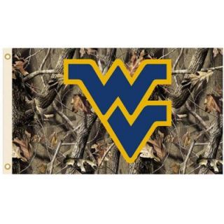 BSI Products NCAA 3 ft. x 5 ft. Realtree Camo Background West Virginia Flag 95412
