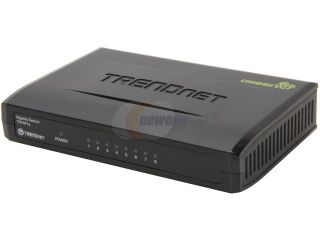 TRENDnet TEG S81g Unmanaged 8 Port Gigabit GREENnet Switch