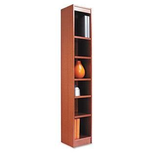 Alera Narrow Profile Bookcase With Finished Back   Home   Furniture