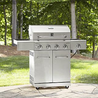 Kenmore 4 Burner All Stainless Steel Gas Grill with searing side