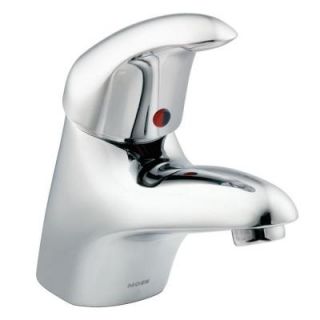 MOEN M Dura Single Hole Single Handle Mid Arc Bathroom Faucet in Chrome 8417