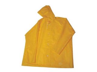TINGLEY J22107 Rain Jacket with Hood, Gold, 2XL 