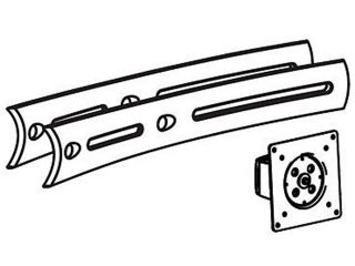 Ergotron 97 446 200 DS100 Crossbar Extender, Short