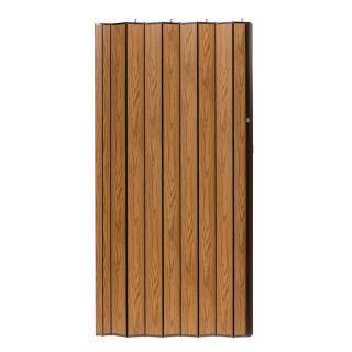 Spectrum Woodshire Oak Solid Core 1 Panel  Accordion Interior Door (Common 48 in x 96 in; Actual 49 in x 95.375 in)