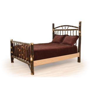 Rustic Hickory Wagon Wheel Bed *Queen*  Amish Made USA   17688807