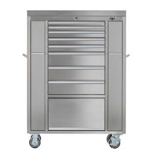 Viper Tool Storage 41 inch 10 Drawer 304 Stainless Steel Ultimate Box